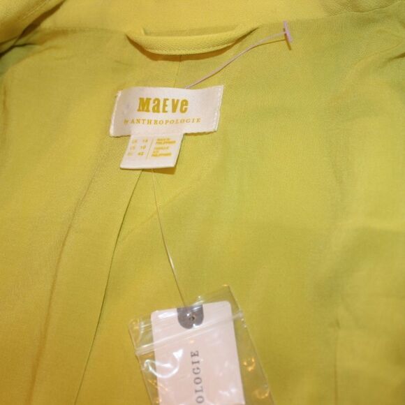 NWT Anthropologie  Double-Breasted Blazer Maeve women size 10 - Picture 10 of 16